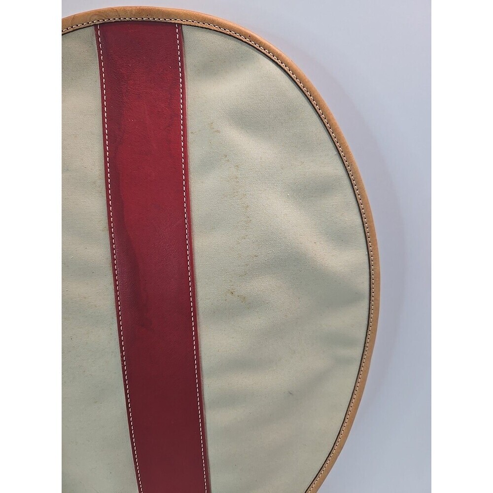 Coach Tennis Racket Case Canvas & Leather Style 7758 - Picture 5 of 15